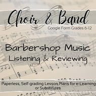 Barbershop Music - Listening & Reviewing Digital File Digital Resources cover